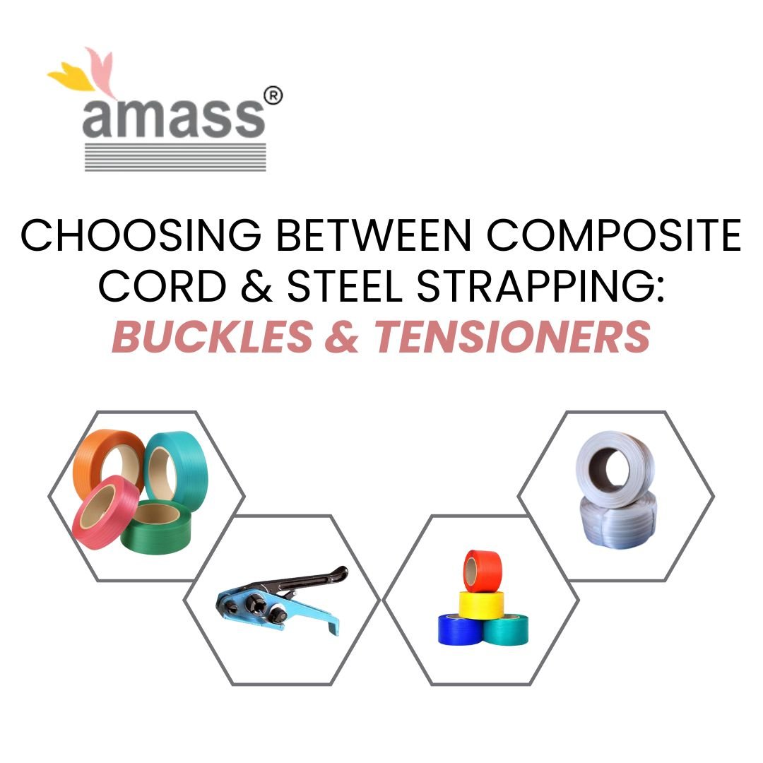 Choosing between Composite Cord & Steel Strapping: Buckles & Tensioners