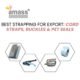 Best Strapping for Export: Cord Straps, Buckles & PET Seals